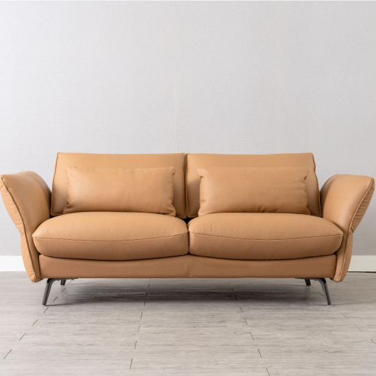 Boston Recliner Sofa, L198, Semi Aniline Leather G3 342 [Display]